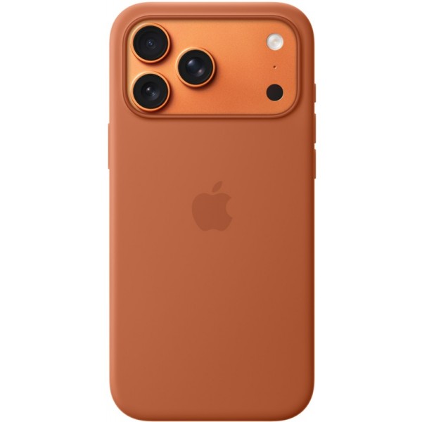 Silicone case iPhone 17 Pro Max MagSafe Terra Cotta