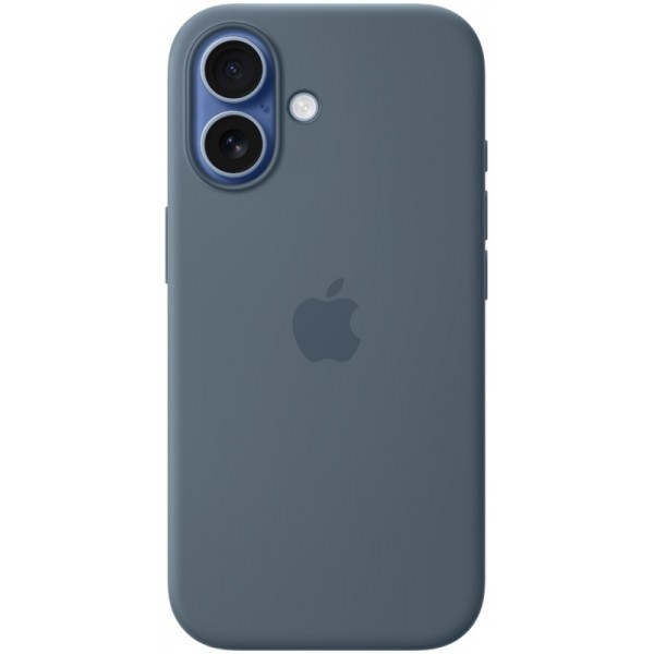 Silicone case iPhone 17 MagSafe Blue