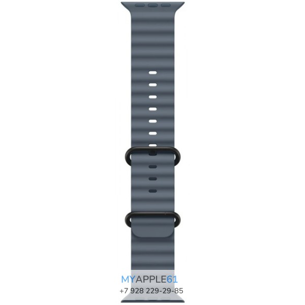 Apple Watch Ultra 3 Black Titanium 49 mm Anchor Blue Ocean Band