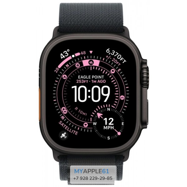 Apple Watch Ultra 3 Black Titanium 49 mm Black Alpine Loop