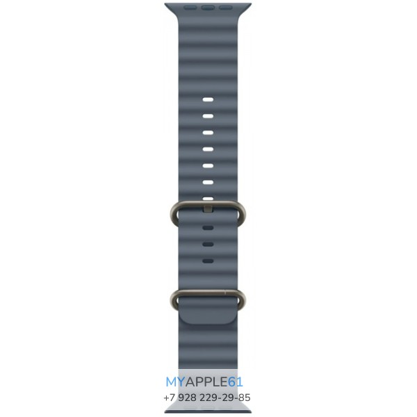 Apple Watch Ultra 3 Natural Titanium 49 mm Anchor Blue Ocean Band