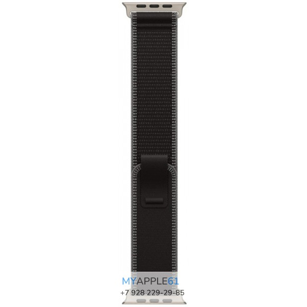 Apple Watch Ultra 3 Natural Titanium 49 mm Black Charcoal Trail Loop