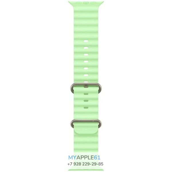 Apple Watch Ultra 3 Natural Titanium 49 mm Neon Green Ocean Band