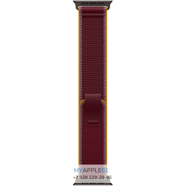 Apple Watch Ultra 4 Black 49 mm Burgundy Trail Loop