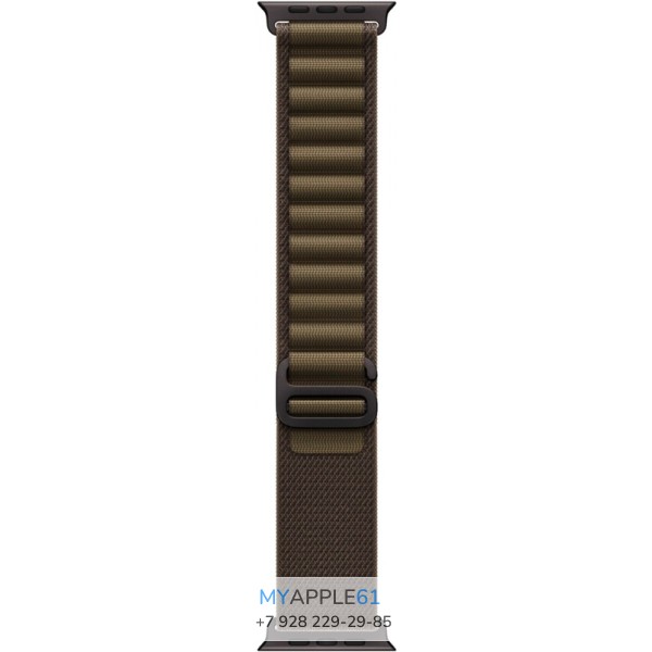 Apple Watch Ultra 4 Black 49 mm Dark Olive Alpine Loop