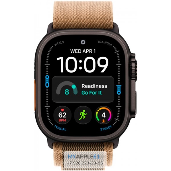 Apple Watch Ultra 4 Black 49 mm Desert Alpine Loop