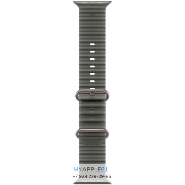 Apple Watch Ultra 4 Natural 49 mm Translucent Black Ocean Band
