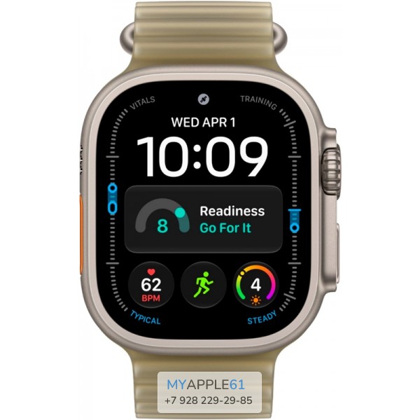 Apple Watch Ultra 4 Natural 49 mm Translucent Kelp Ocean Band