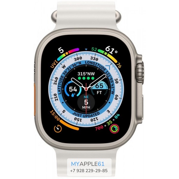 Apple Watch Ultra 49 mm White Ocean Band