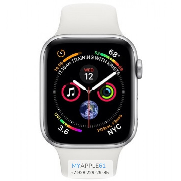 Apple Watch Series 4 44 mm Silver White